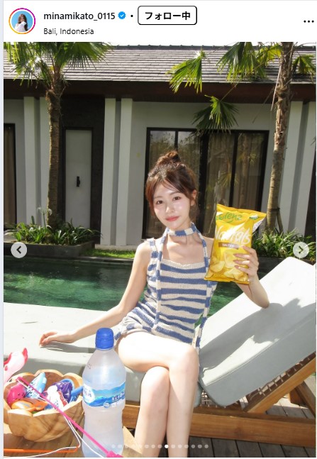 加藤美南のインスタグラムから
