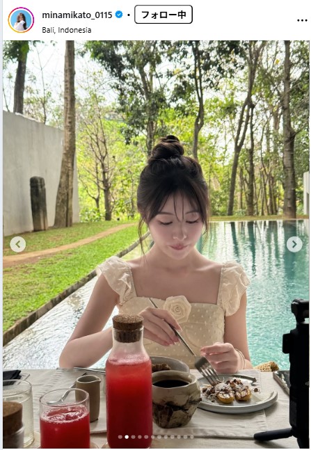加藤美南のインスタグラムから