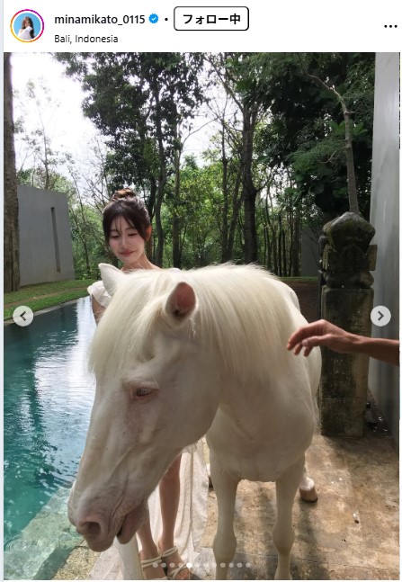 加藤美南のインスタグラムから