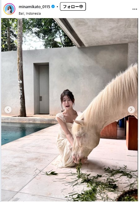 加藤美南のインスタグラムから