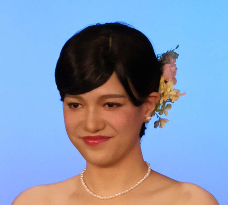 滝川クリステルのものまね芸人の金原早苗（2023年7月撮影）