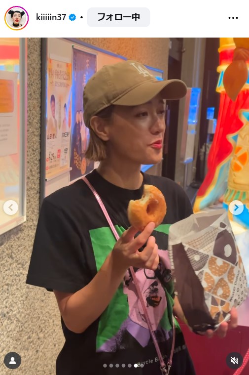金原早苗のインスタグラムから