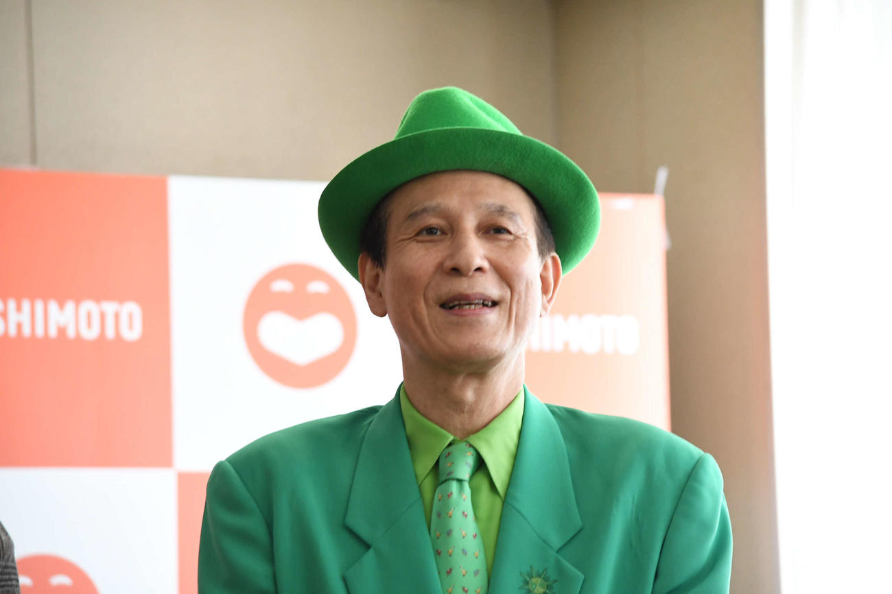 吉本新喜劇の中條健一（撮影・阪口孝志）