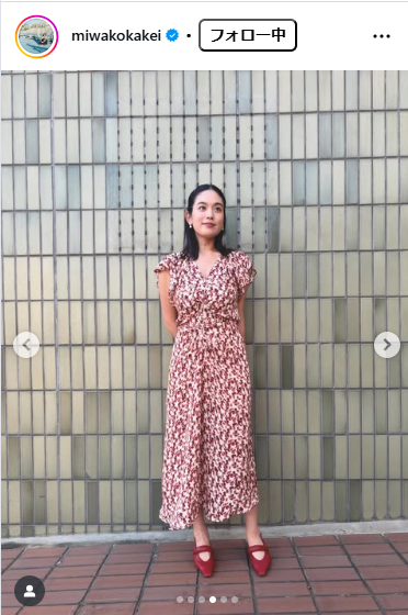 筧美和子のインスタグラムから