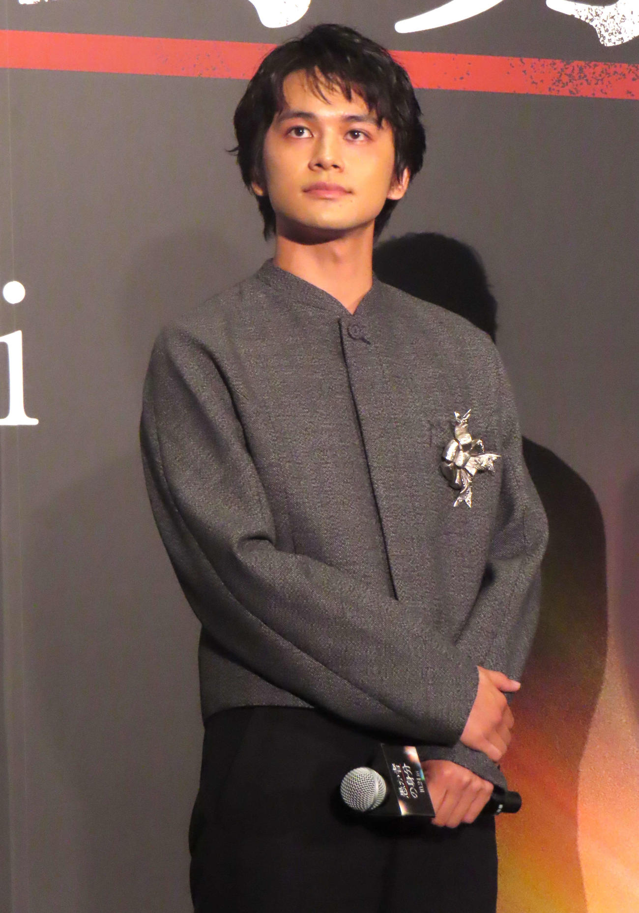 映画「愚か者の身分」完成披露試写会に登壇した北村匠海