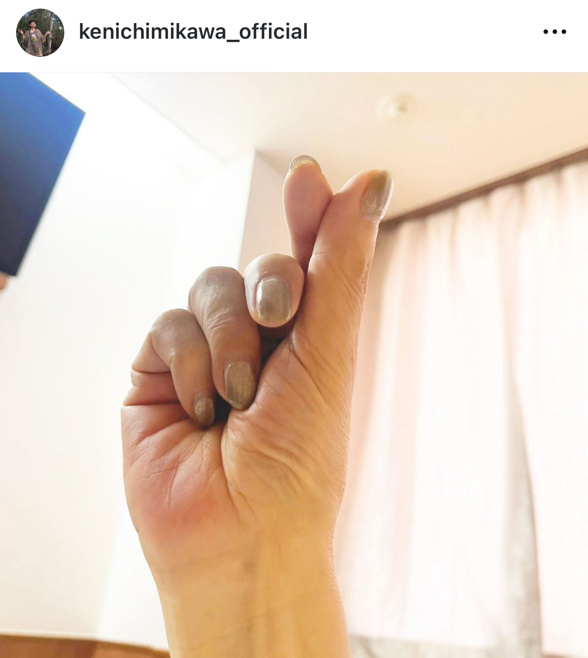 美川憲一のインスタグラムから