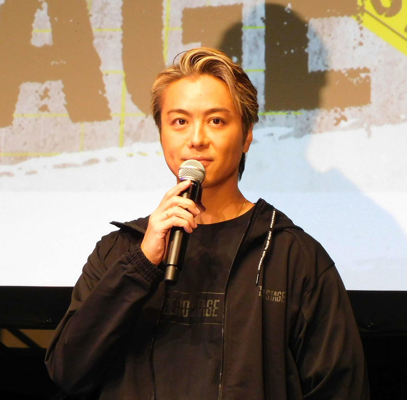 「2025秋冬　WORKMAN ZERO－STAGE　新製品発表会」に登場したEXILE・TAKAHIRO（撮影・寺本吏輝）