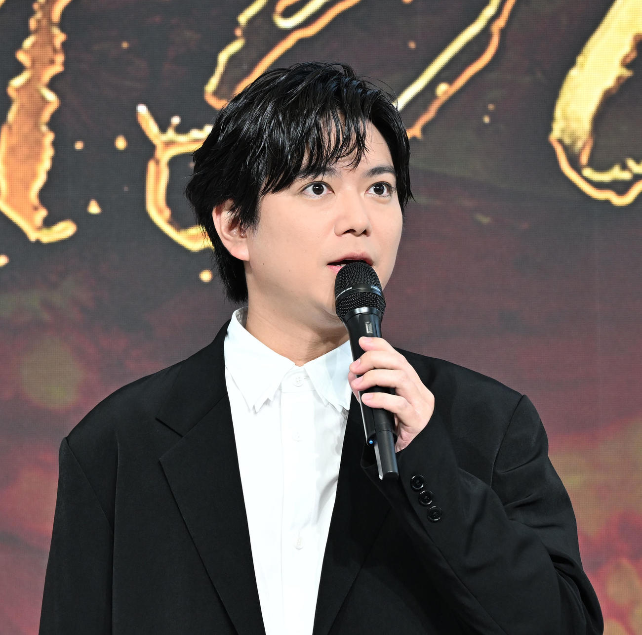 来春開業予定の複合型エンタテインメント施設「東京ドリームパーク」コンテンツ発表会に出席した加藤シゲアキ（撮影・千葉一成）