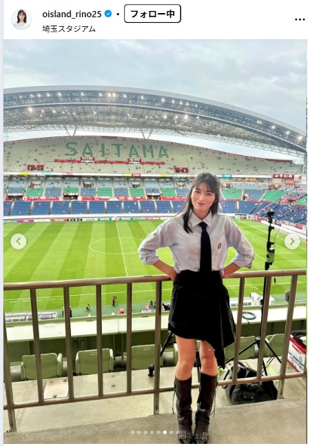 大島璃乃のインスタグラムから