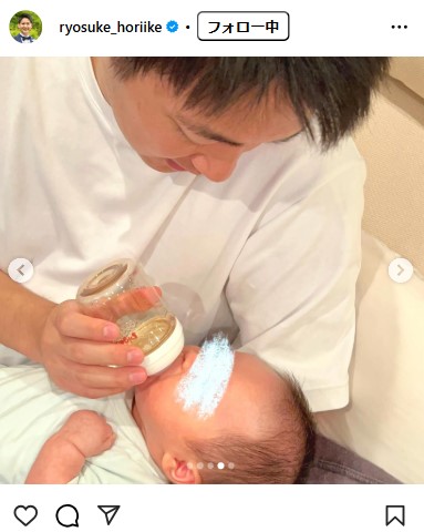 フジ堀池亮介アナのインスタグラムから