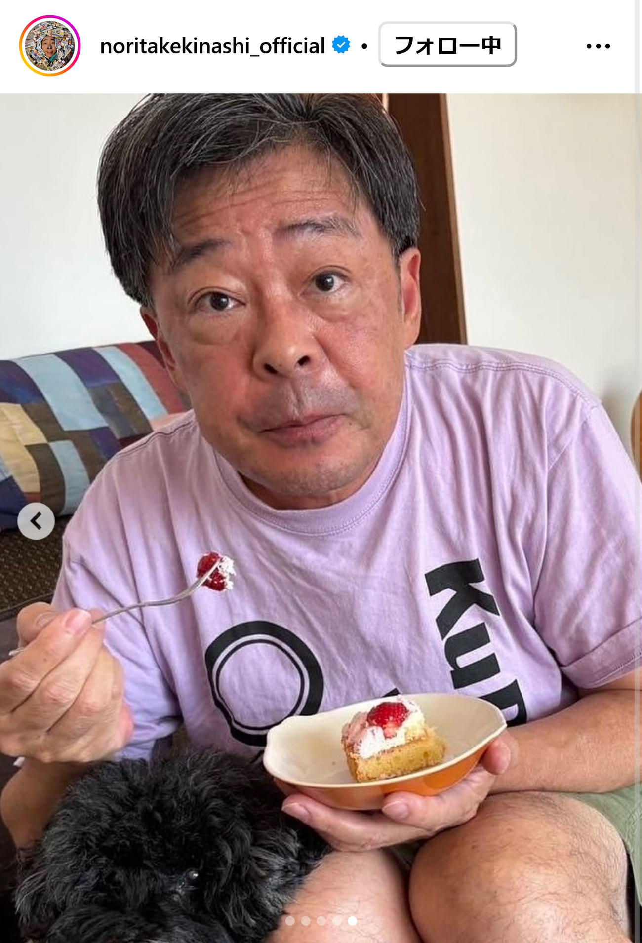 木梨憲武のインスタグラムから