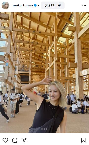 小島瑠璃子のインスタグラムから
