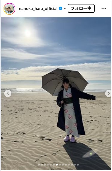 原菜乃華のインスタグラムから