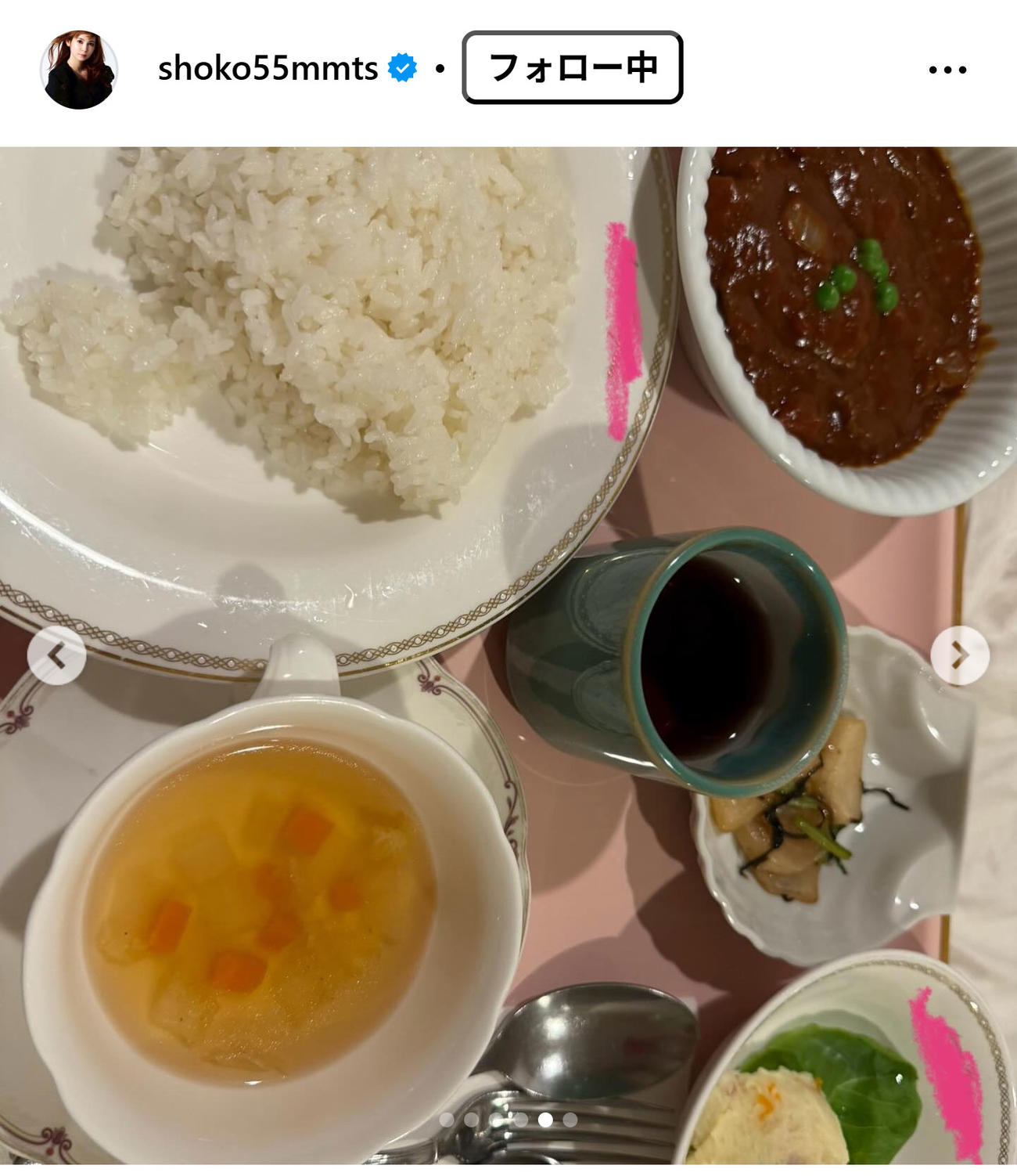 中川翔子のインスタグラムから
