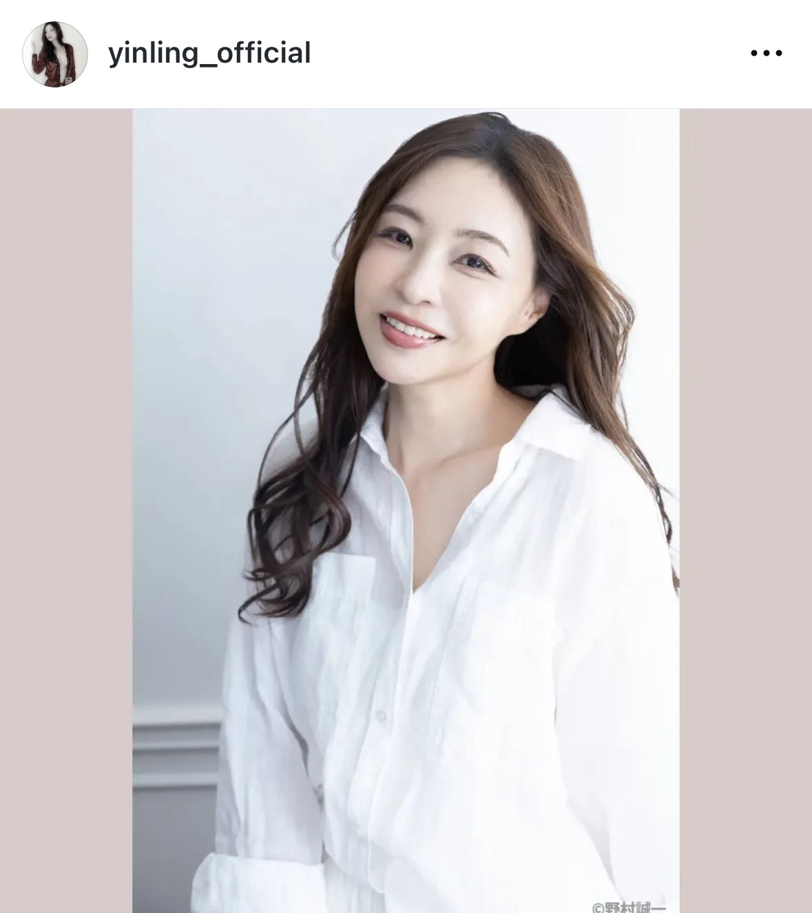 インリンのインスタグラムから