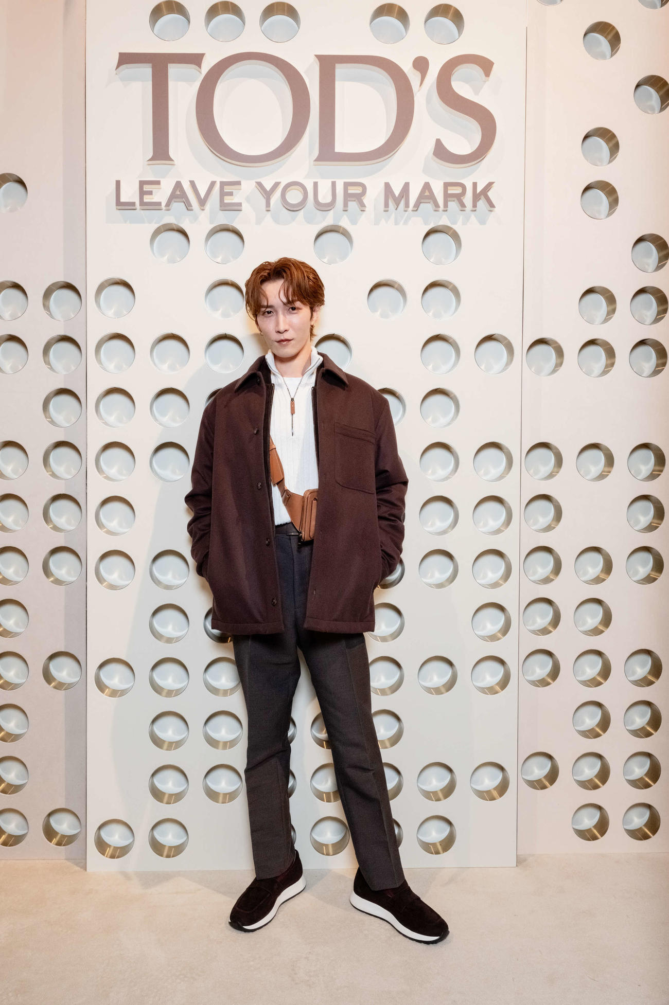 ミラノコレクションに参加するSnow Man渡辺翔太（C）TOD’S