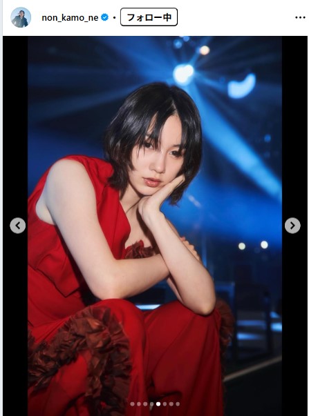のんのインスタグラムから