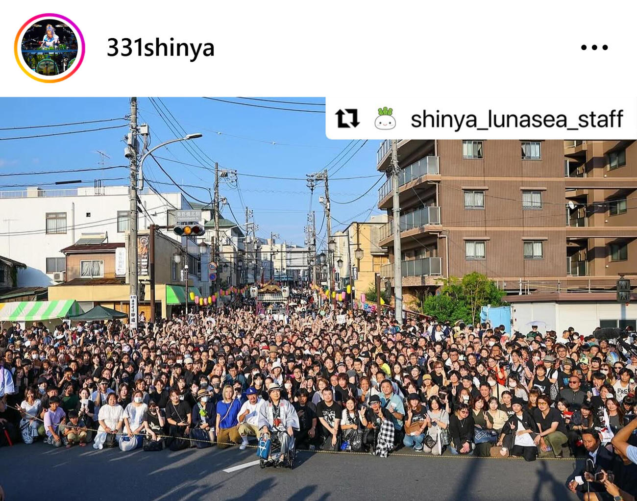 真矢のインスタグラムから