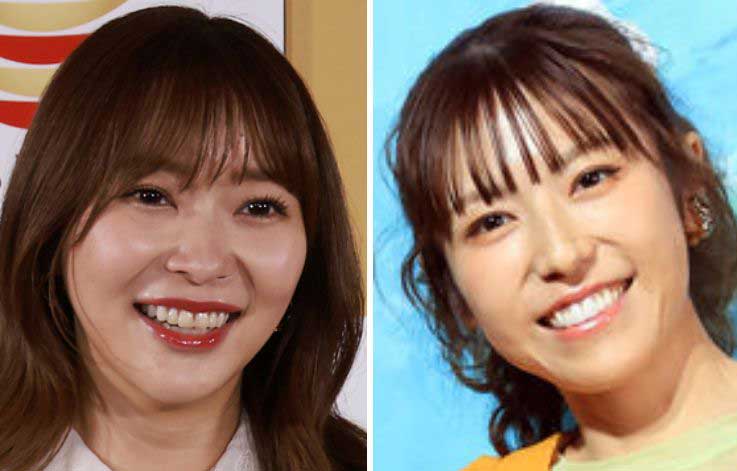 左から指原莉乃、若槻千夏