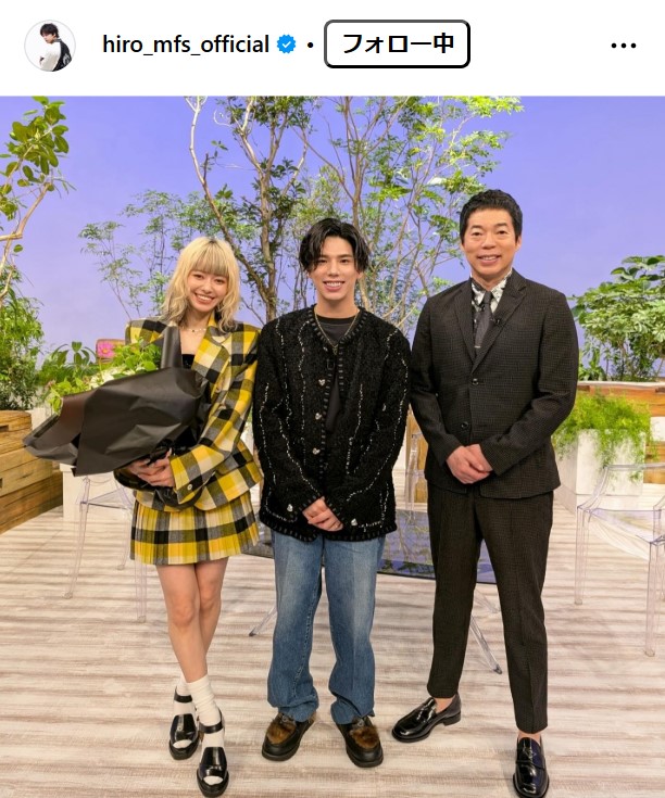 Hiroのインスタグラムから