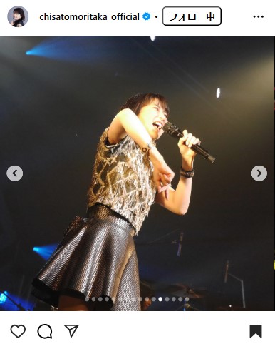 森高千里のインスタグラムから