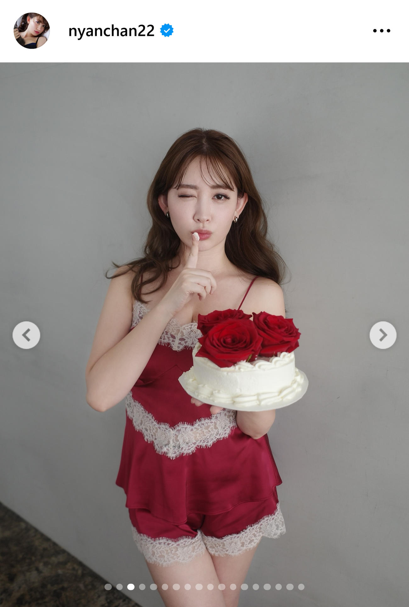 小嶋陽菜のインスタグラムから