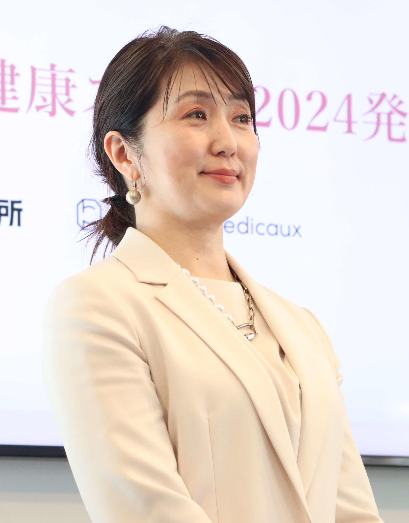 フジテレビ佐々木恭子アナ（2024年3月撮影）