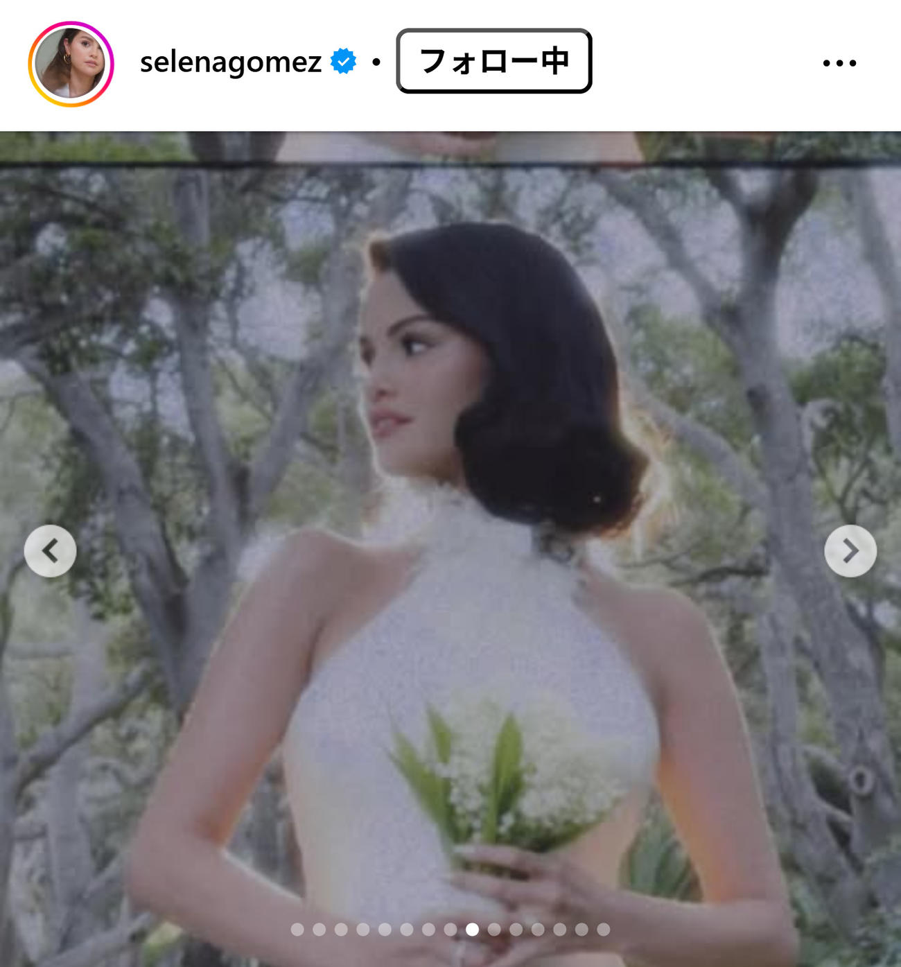 セレーナ・ゴメスのインスタグラムから