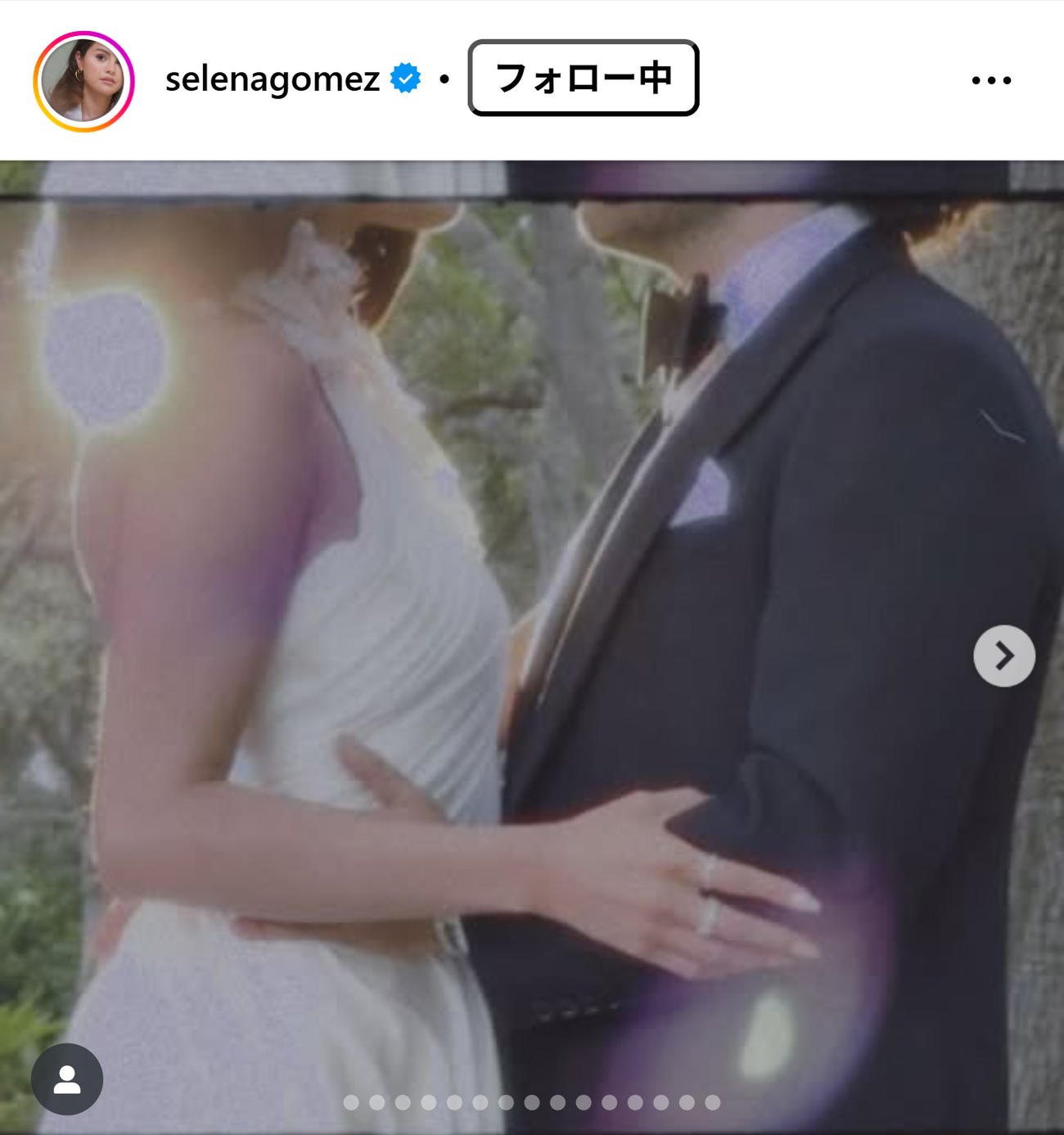 セレーナ・ゴメスのインスタグラムから