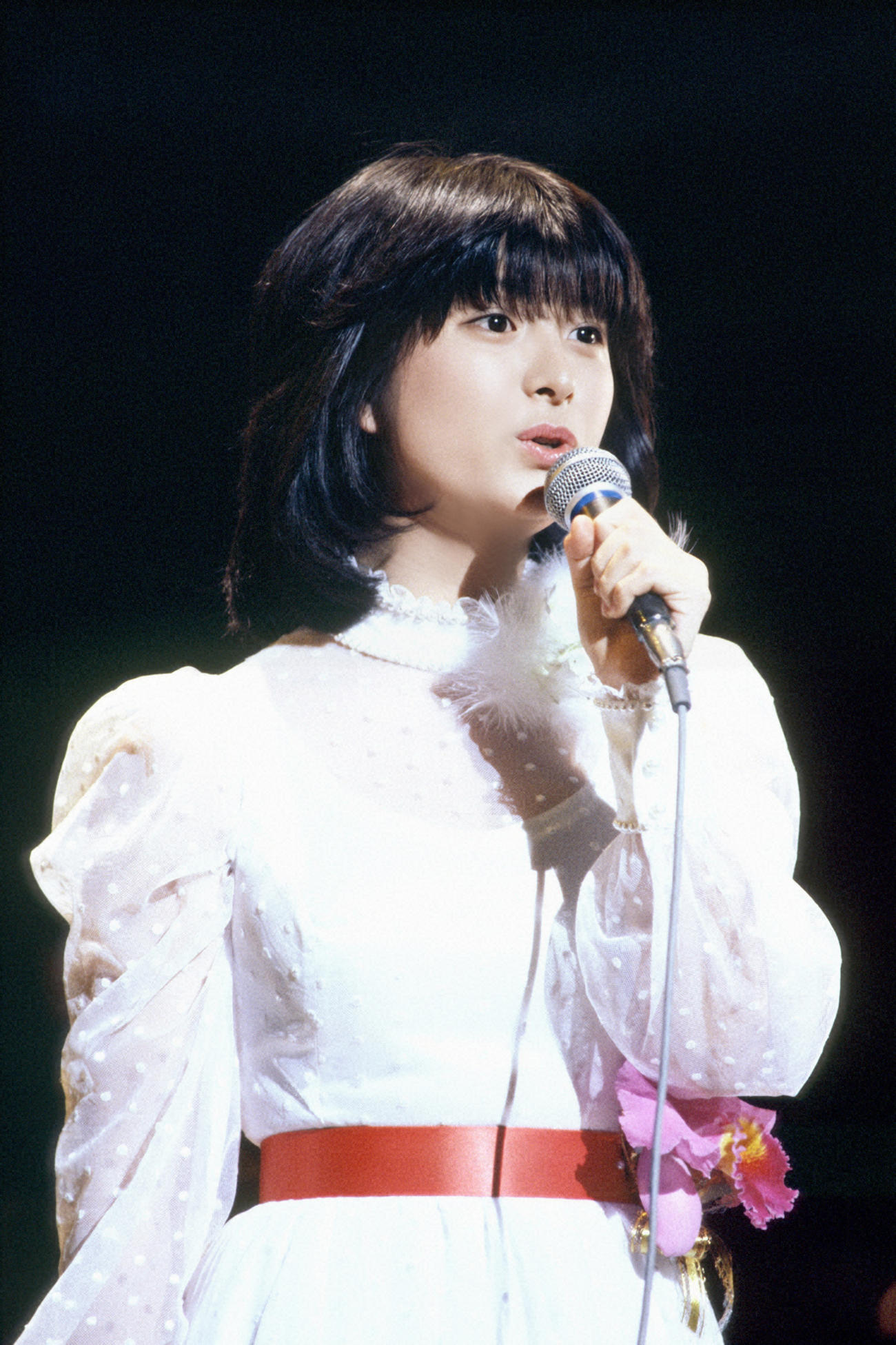 河合奈保子デビュー45周年記念ブルーレイボックスに収録された、80年「輝く！日本レコード大賞」での歌唱シーン