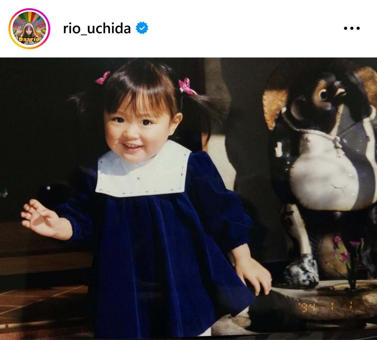 内田理央の秘蔵ショット（内田理央のインスタグラムから）