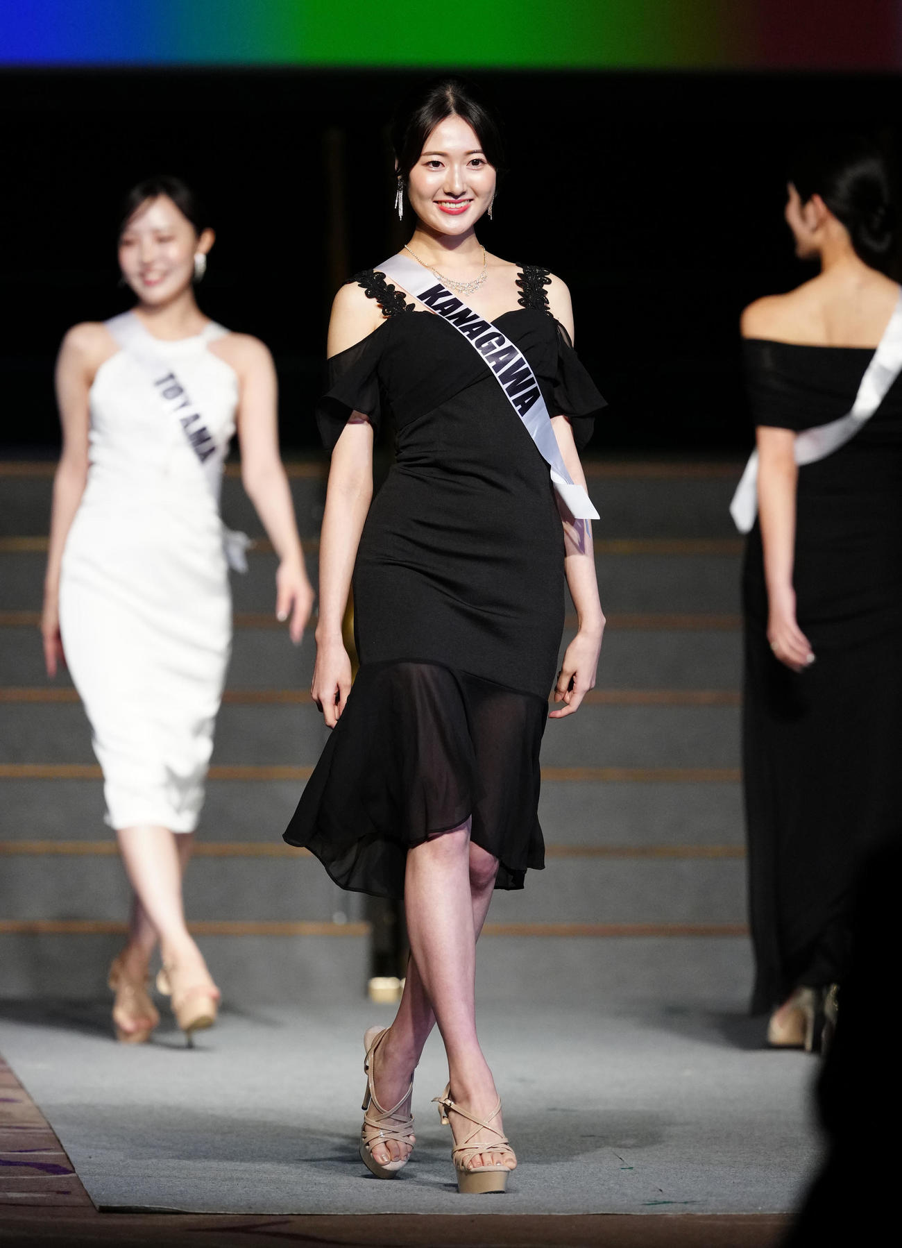 「2025ミス・ジャパン」日本大会に臨む神奈川県代表の仲道真理子さん（撮影・江口和貴）
