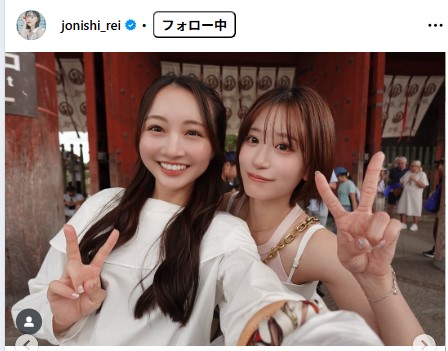上西怜のインスタグラムから