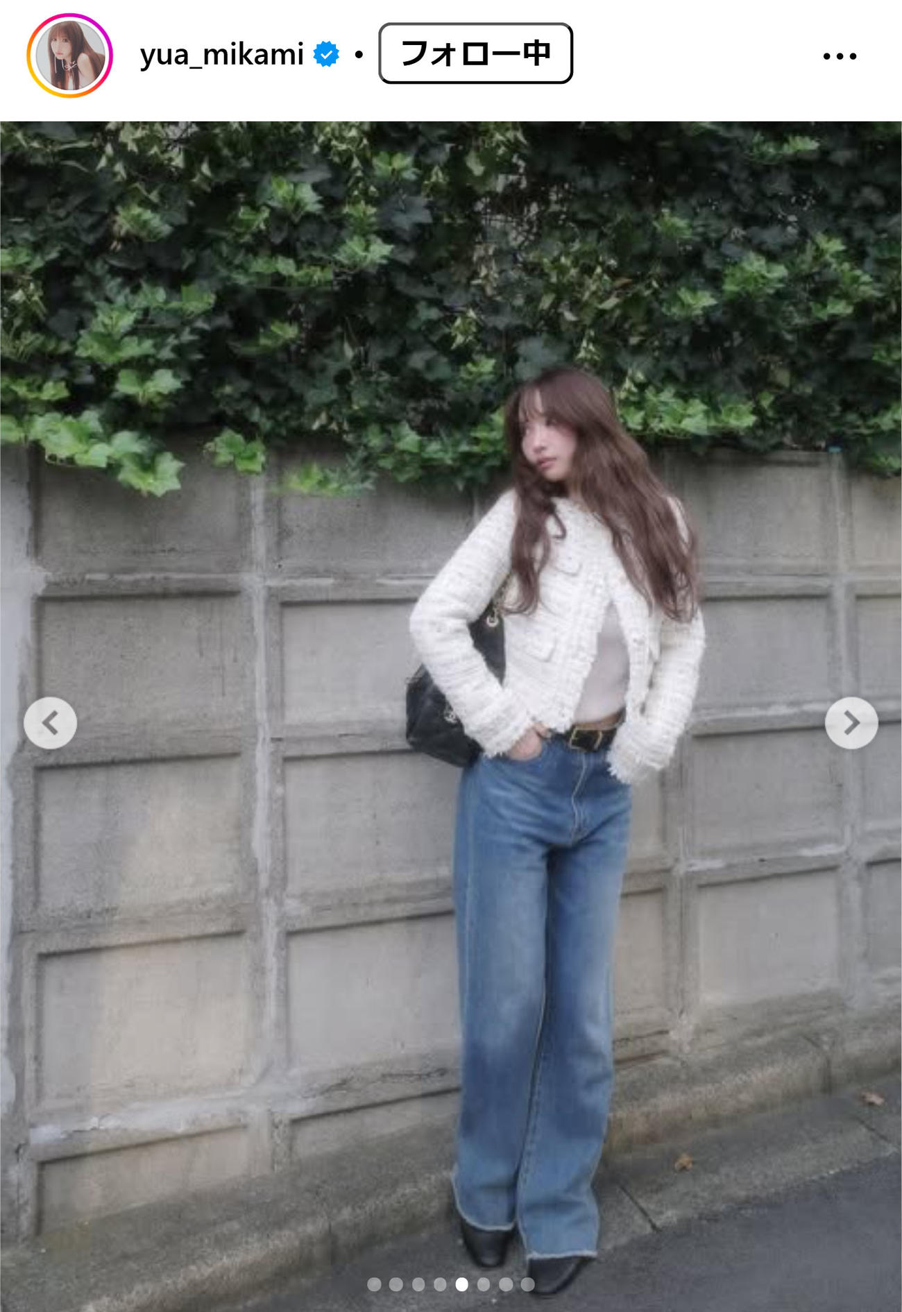 三上悠亜のインスタグラムから