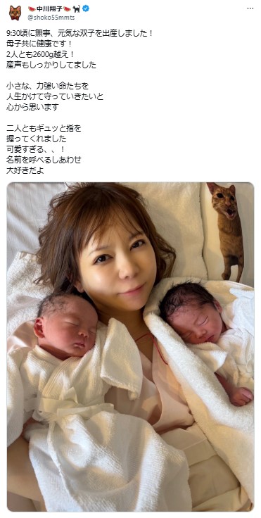 中川翔子のXから