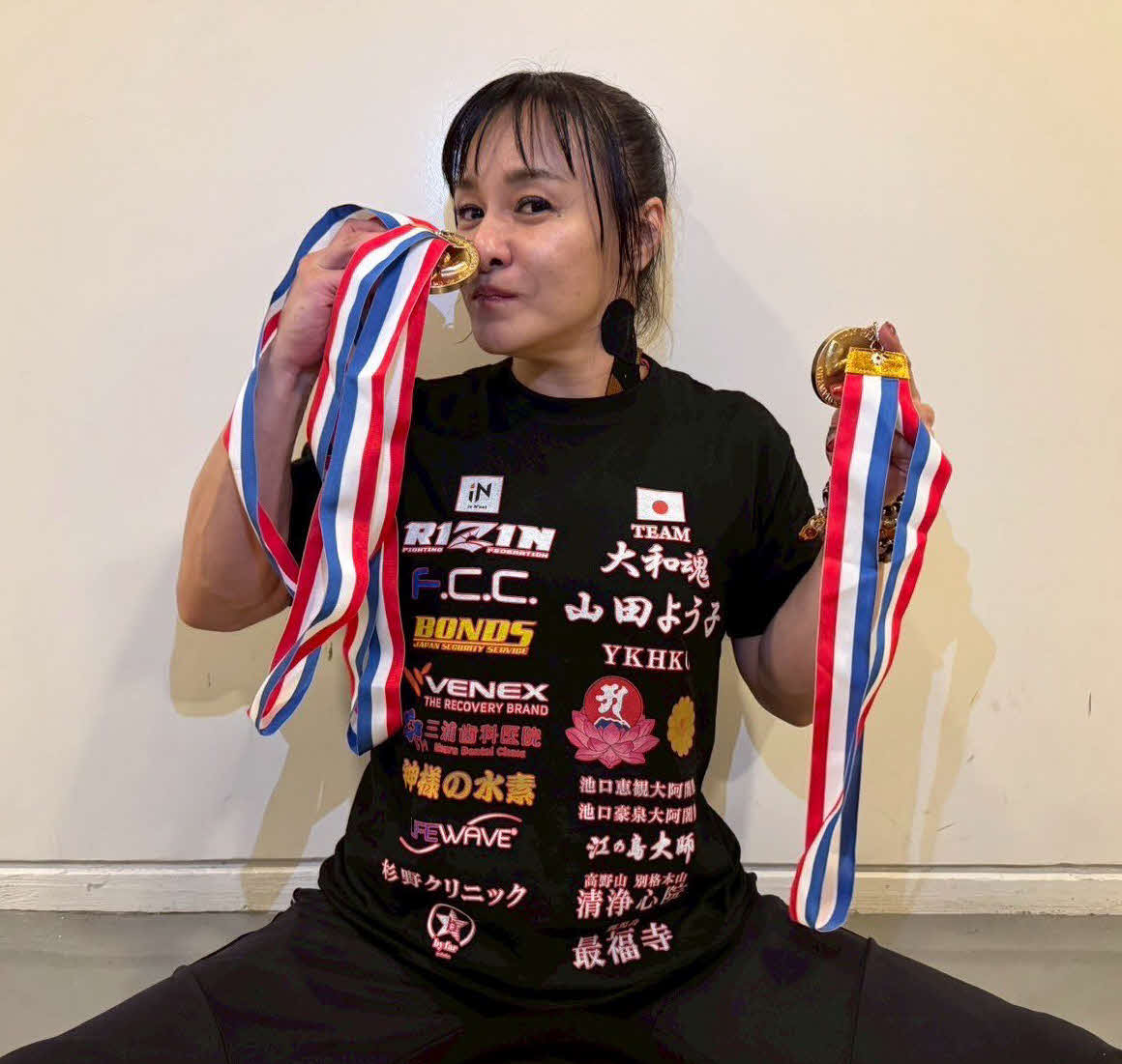 「第42回JAWA全日本アームレスリング選手権大会」で52キロ級8連覇含む4冠を達成した山田よう子