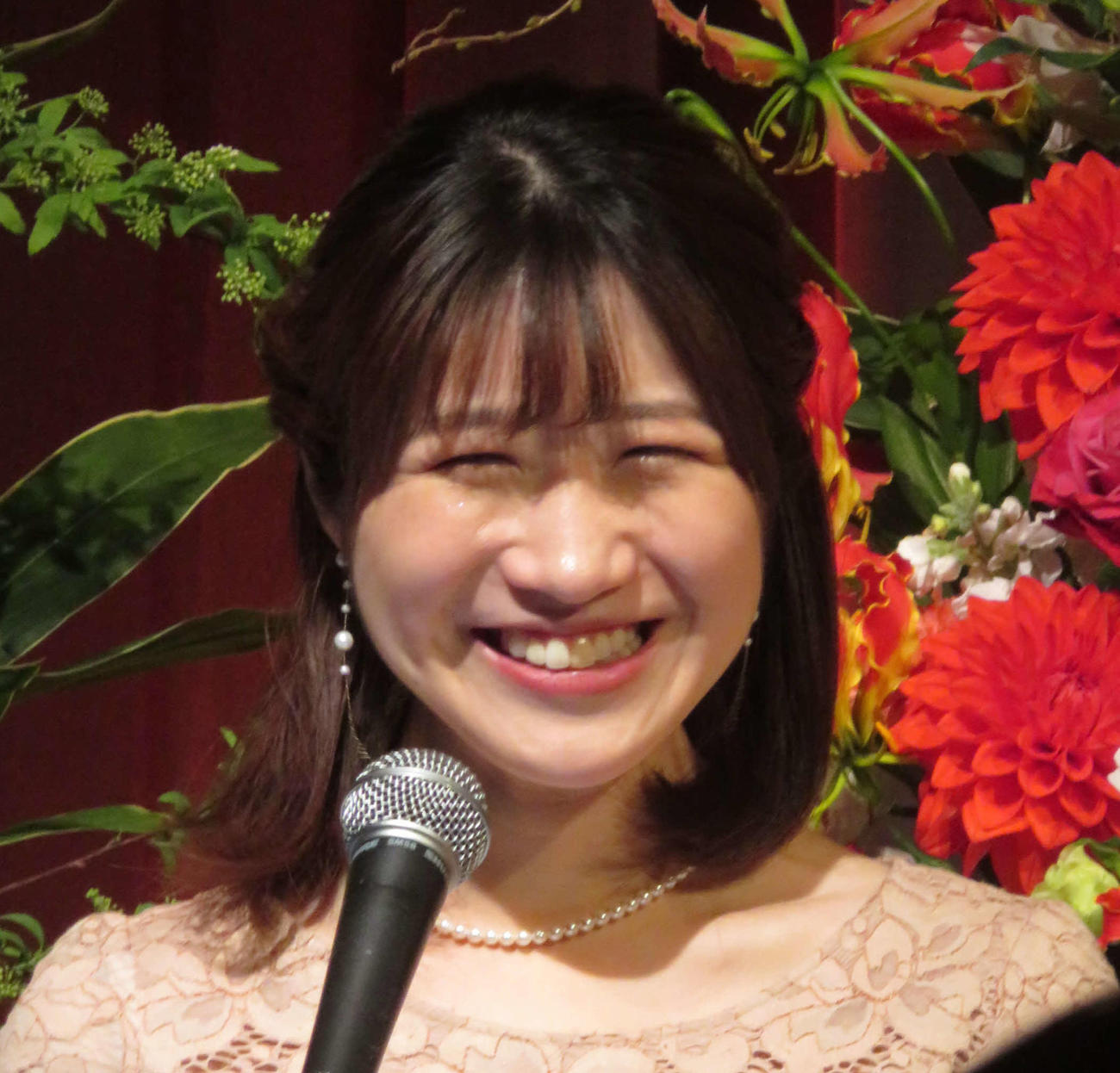 元文化放送のアナウンサー坂口愛美（2023年3月撮影）