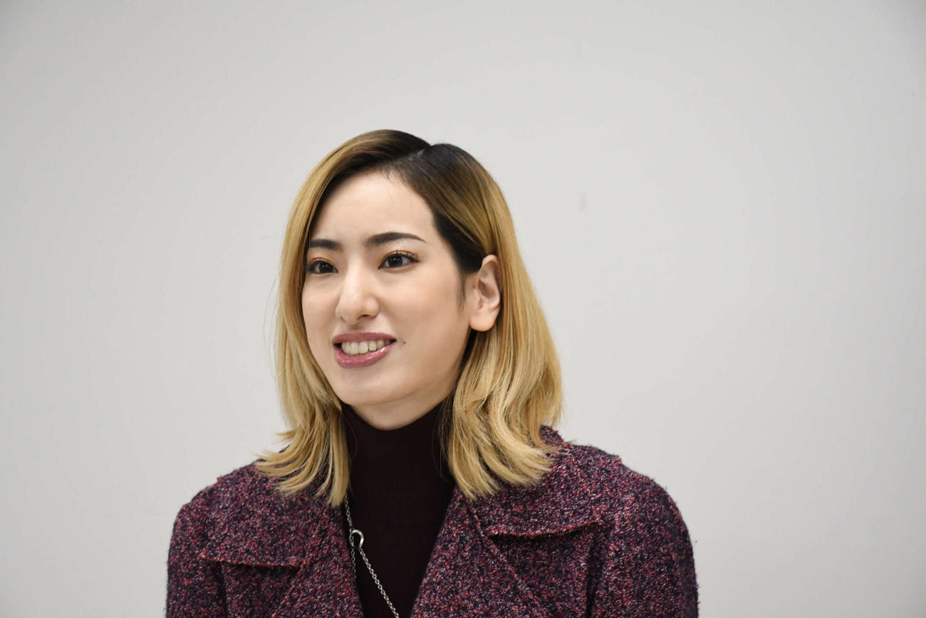 ミュージカル「十二国記　－月の影　影の海－」への意気込みを語った柚香光（撮影・阪口孝志）