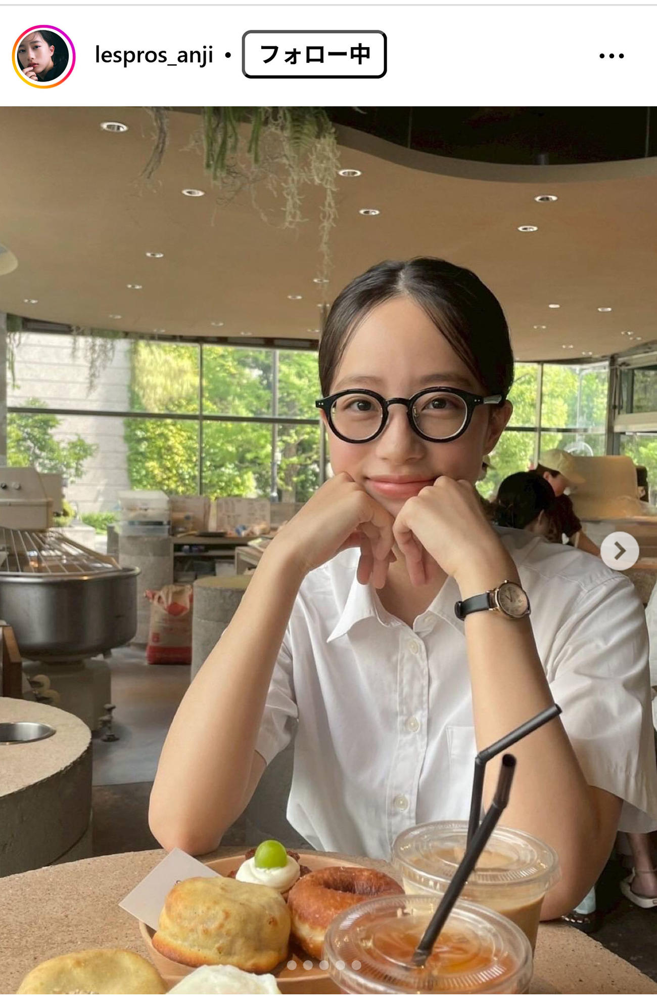 池端杏慈のインスタグラムから