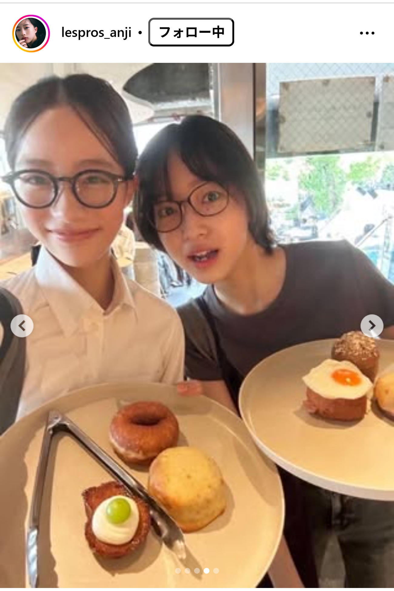 池端杏慈のインスタグラムから