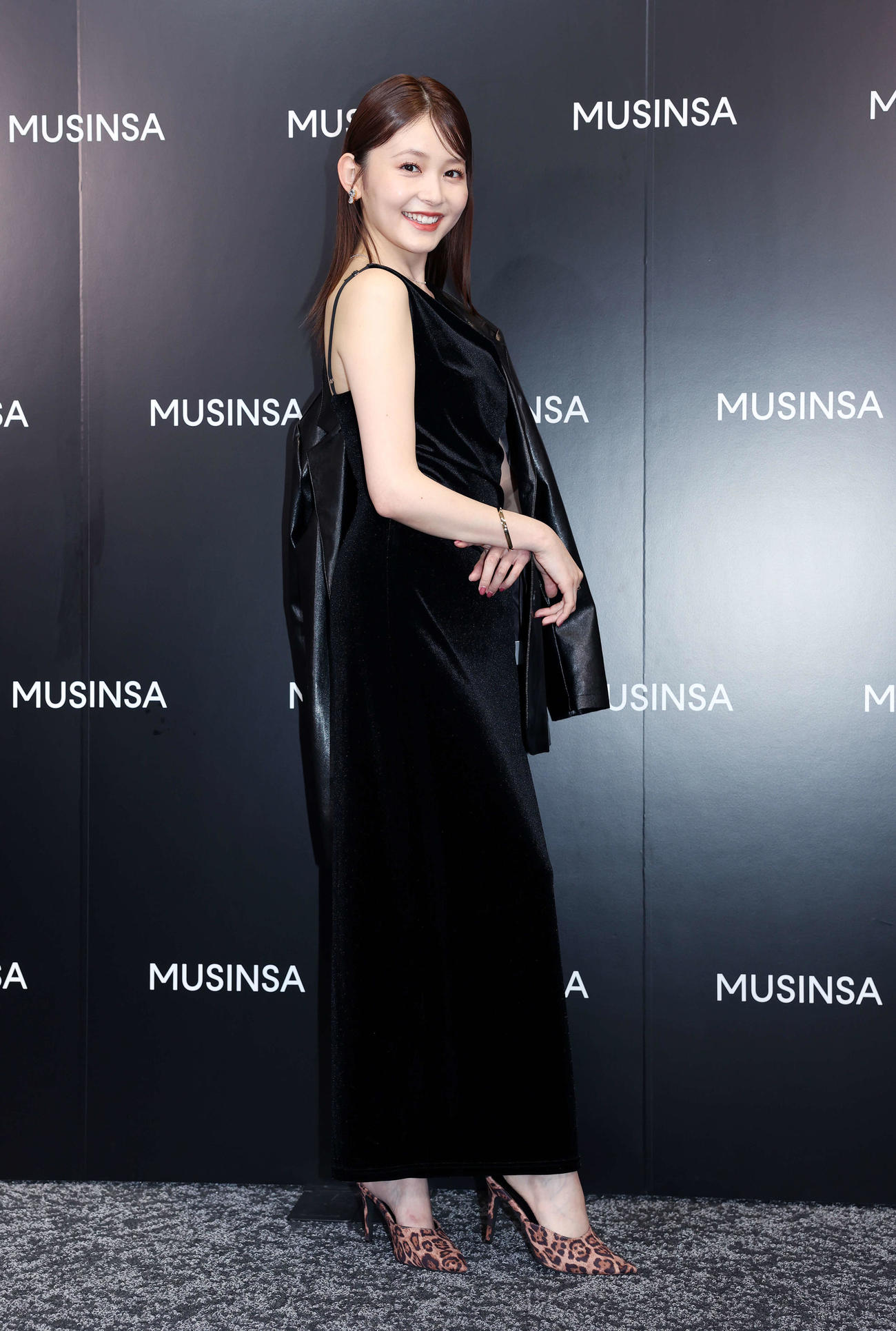 「MUSINSA TOKYO PUP－UP STORE 2025」オープニングイベントに臨む久間田琳加（撮影・鈴木正人）