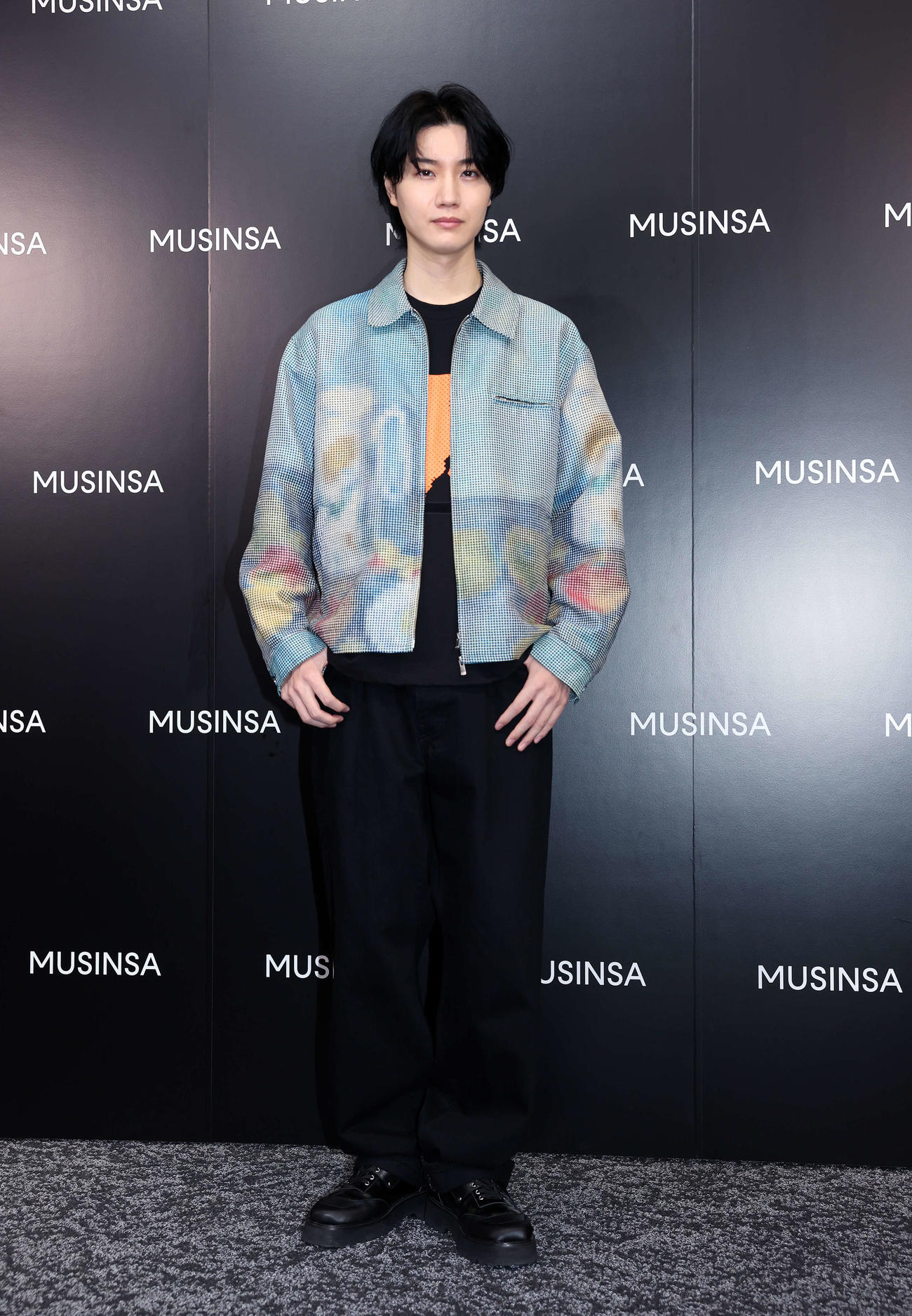 「MUSINSA TOKYO PUP－UP STORE 2025」オープニングイベントに臨む桜田通（撮影・鈴木正人）