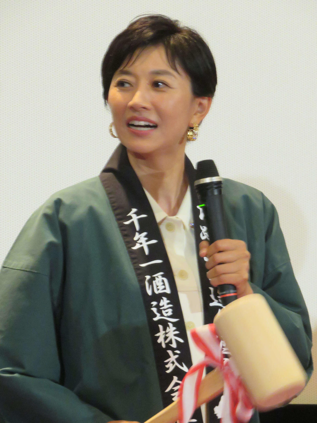 映画「種まく旅人～醪（もろみ）のささやき～」の公開記念トークイベントに登壇した菊川怜