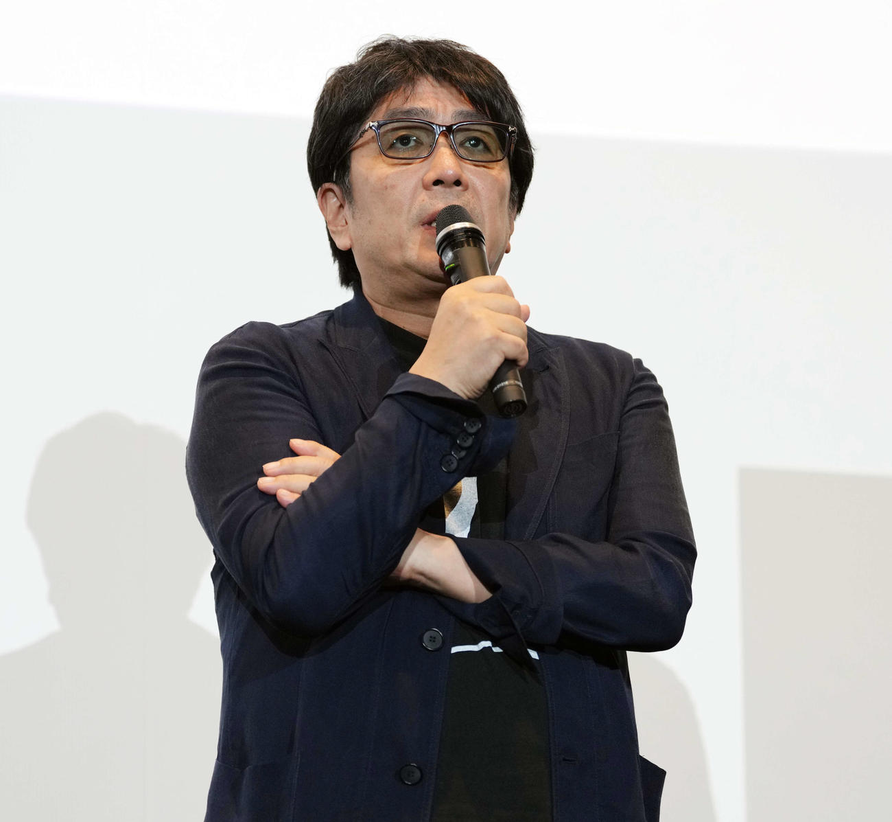 映画「宝島」東京キャラバンイベントに登場し思いを語る大友啓史監督（撮影・小島史椰）