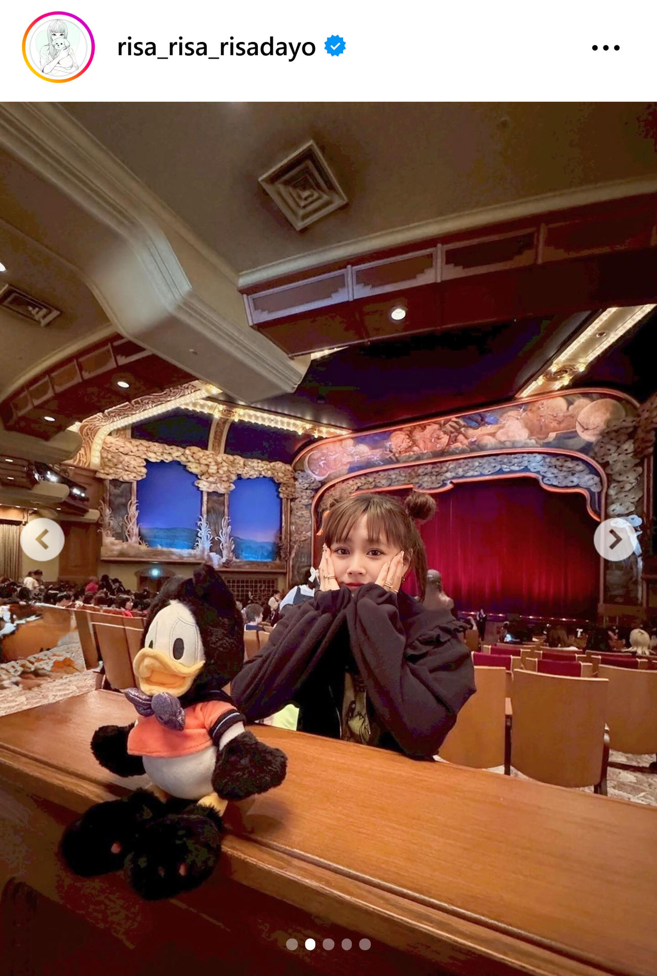 新垣里沙のインスタグラムから