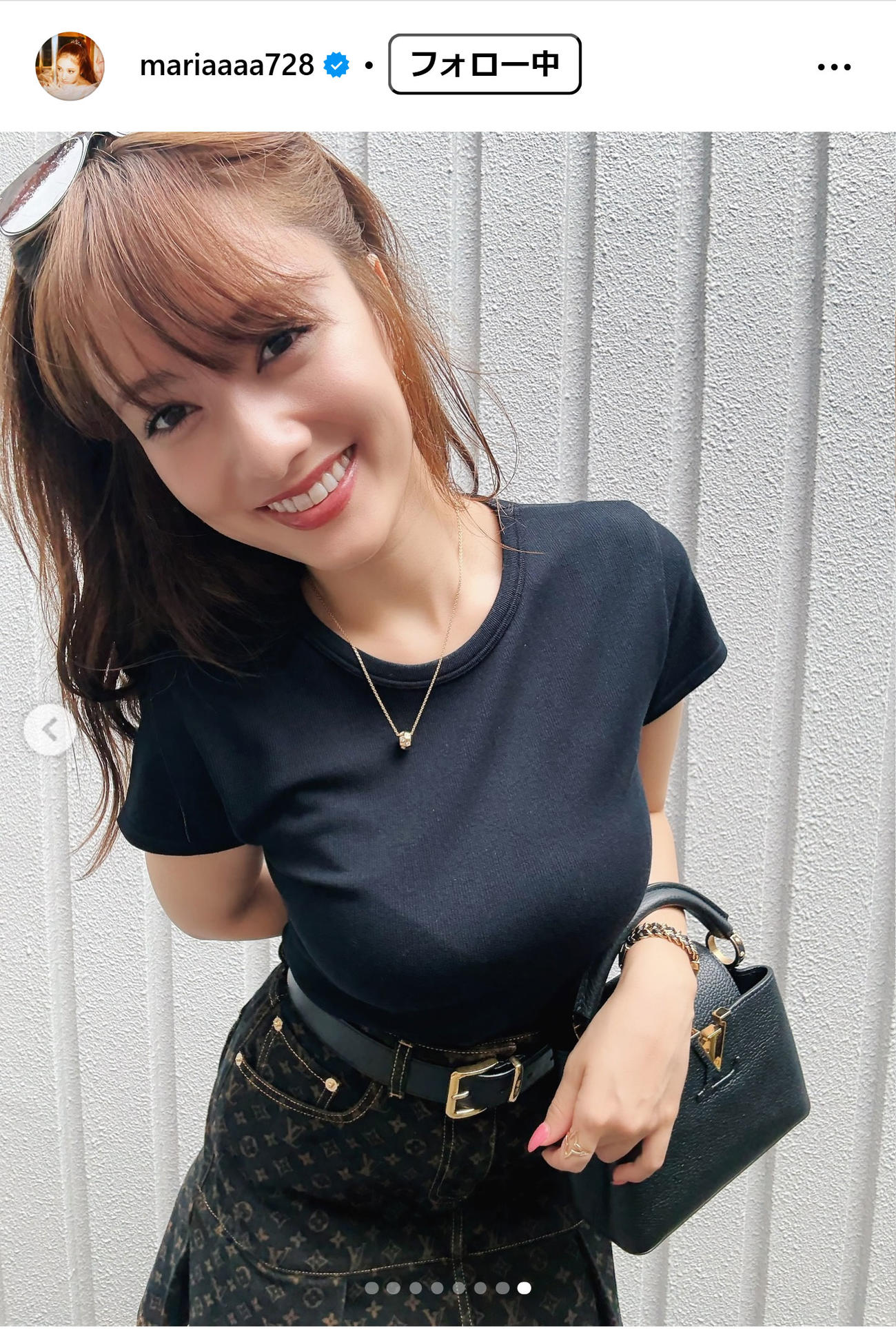 谷まりあのインスタグラムから