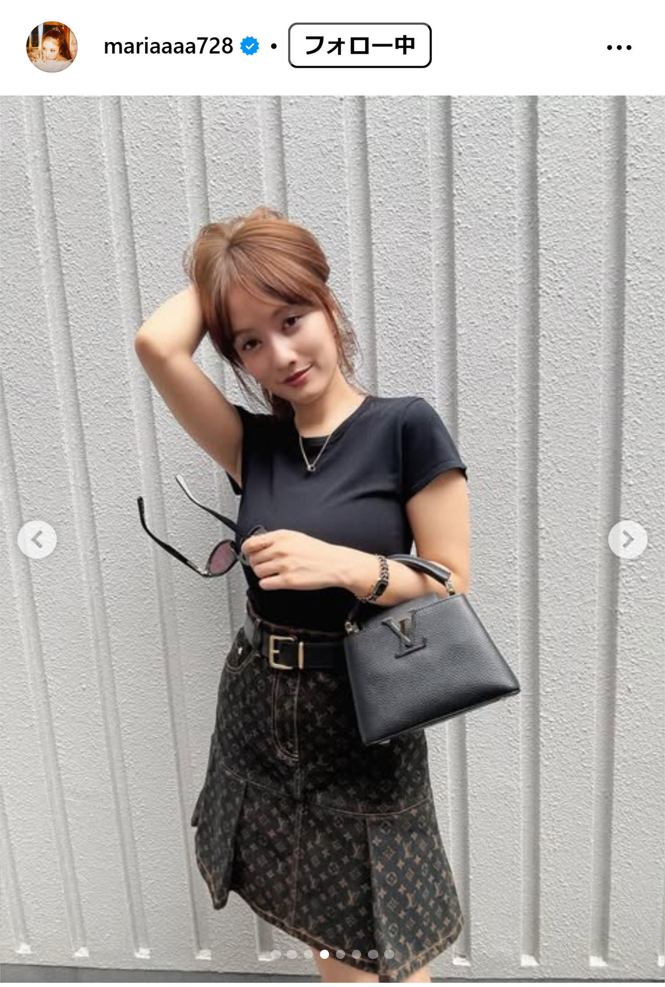 谷まりあのインスタグラムから