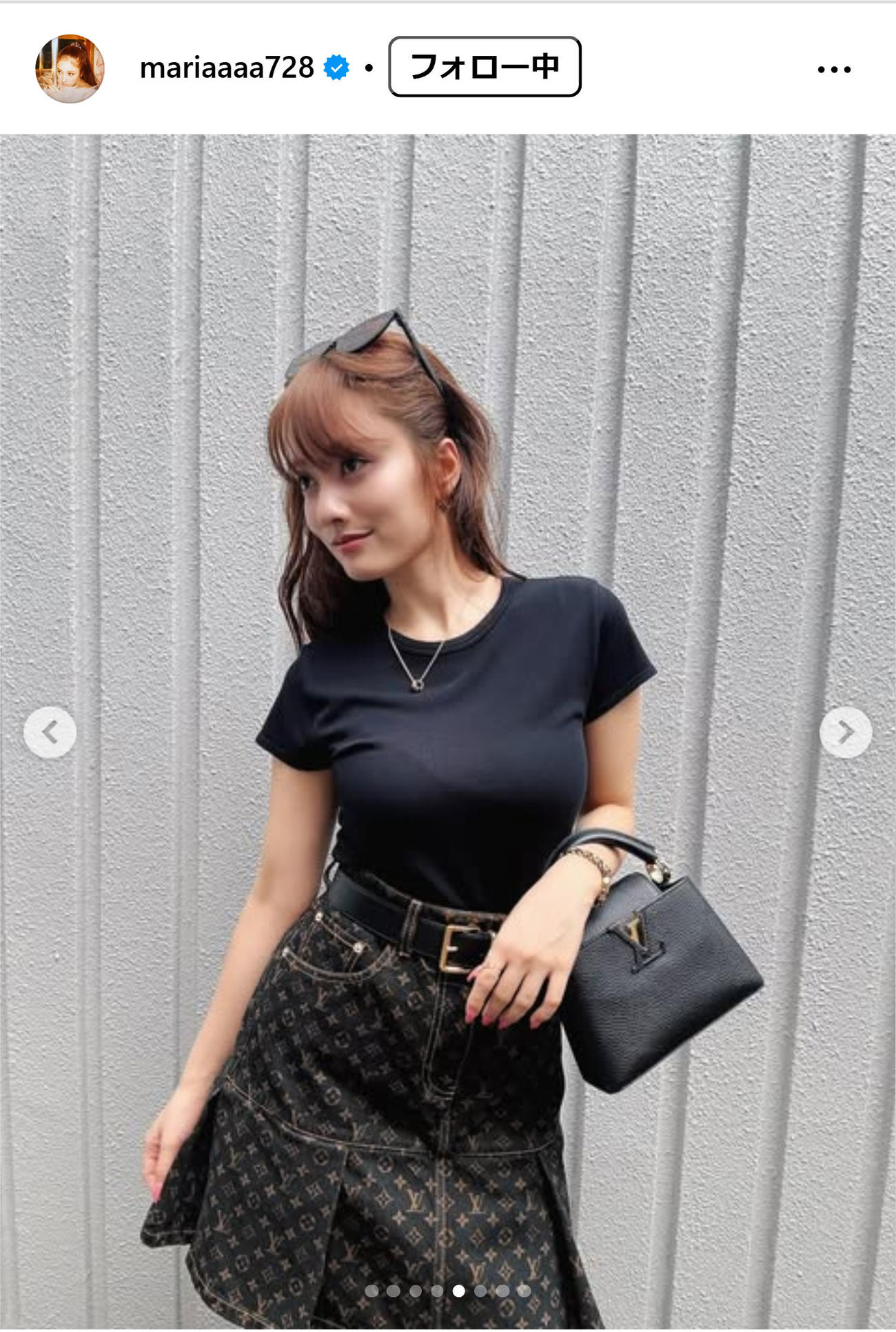 谷まりあのインスタグラムから