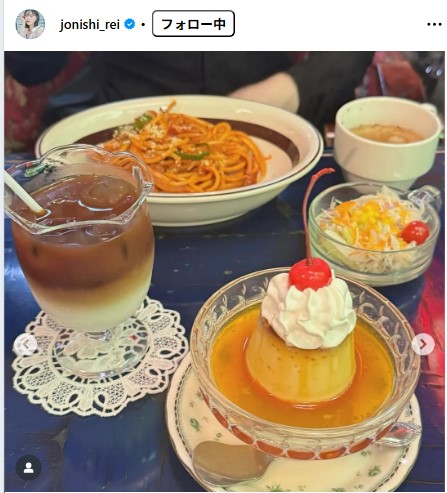 上西怜のインスタグラムから