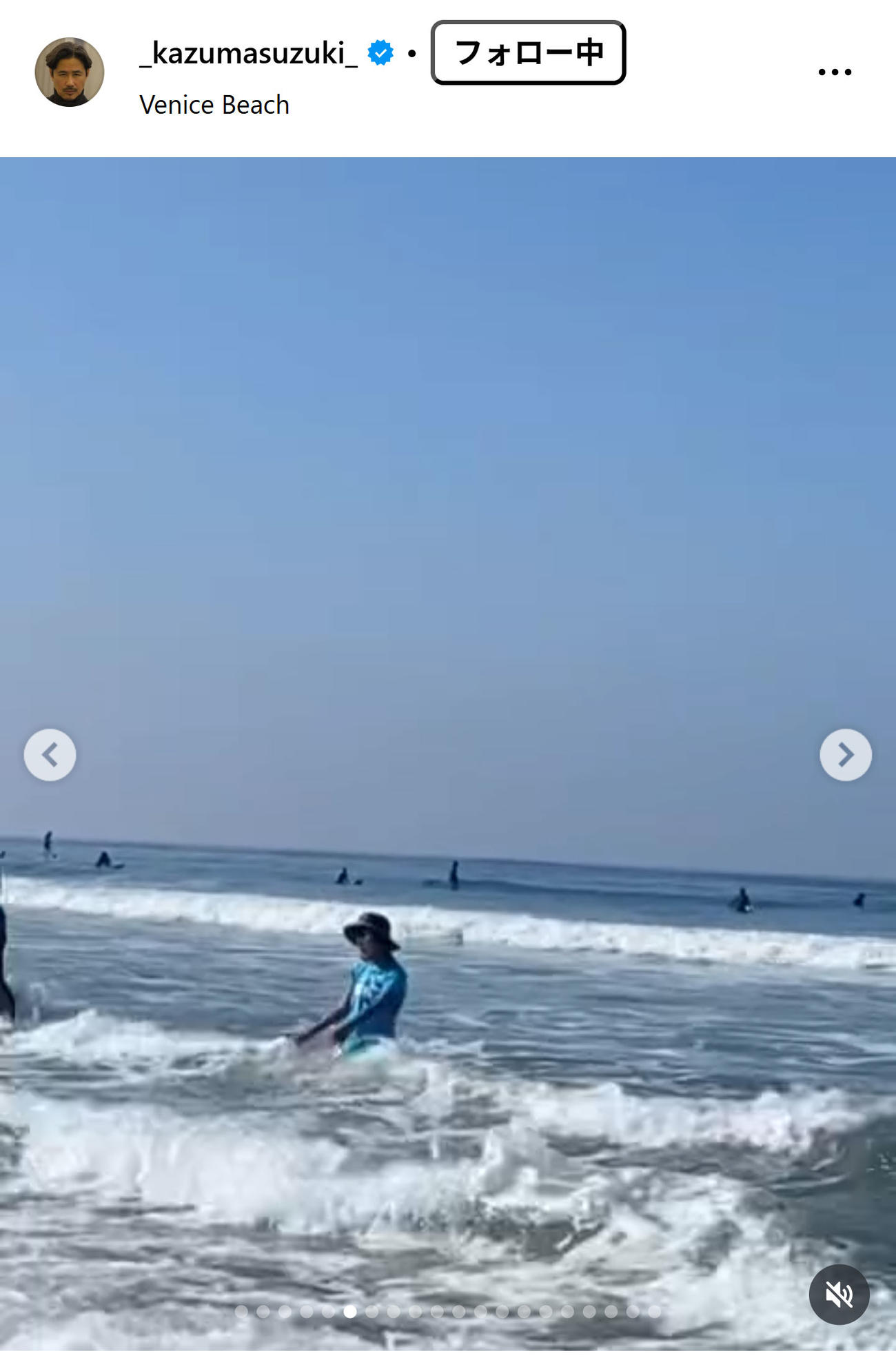 鈴木一真のインスタグラムから